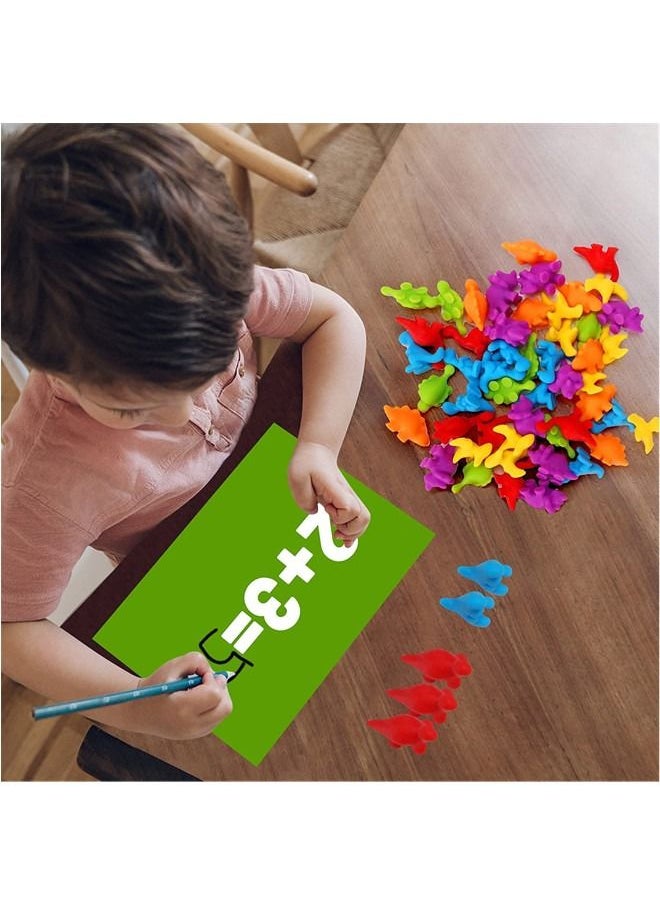 Beauenty - Counting Dinosaurs Toys for Kids with Sorting Bowls Toddler Learning Activities - Image 1