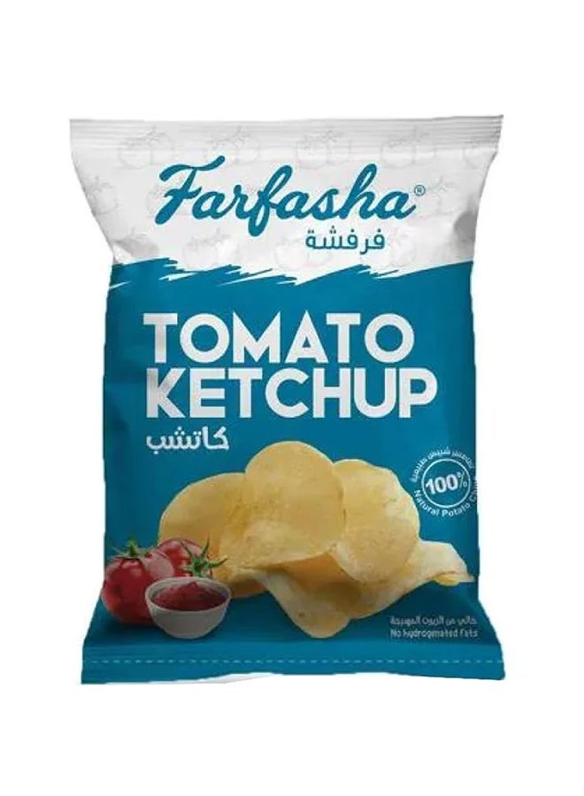Deemah Deemah Farfasha Chips with Tomato Ketchup Flavor, 75 g, Bundle of 3 - Image 2
