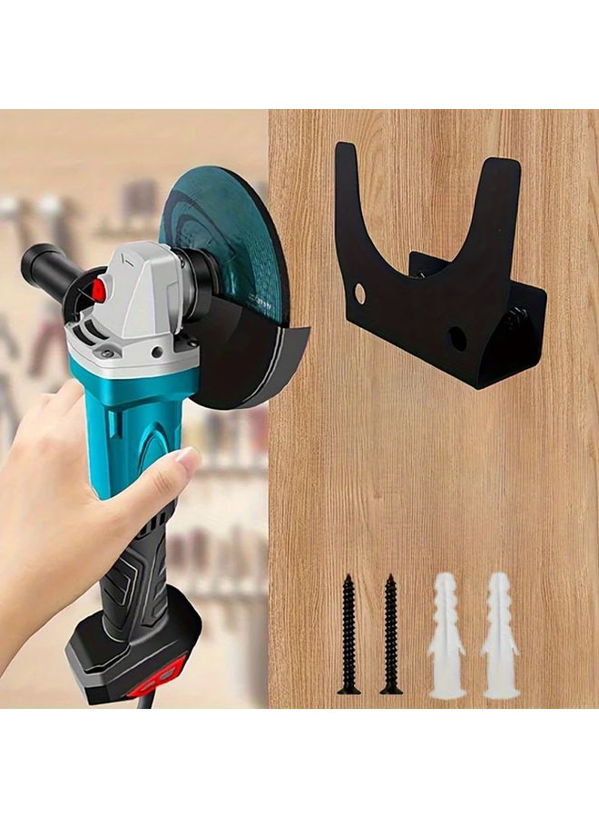 Heavy Duty Metal Wall Mounted Storage Rack For 5 Inch Angle Grinder Tools - Image 2