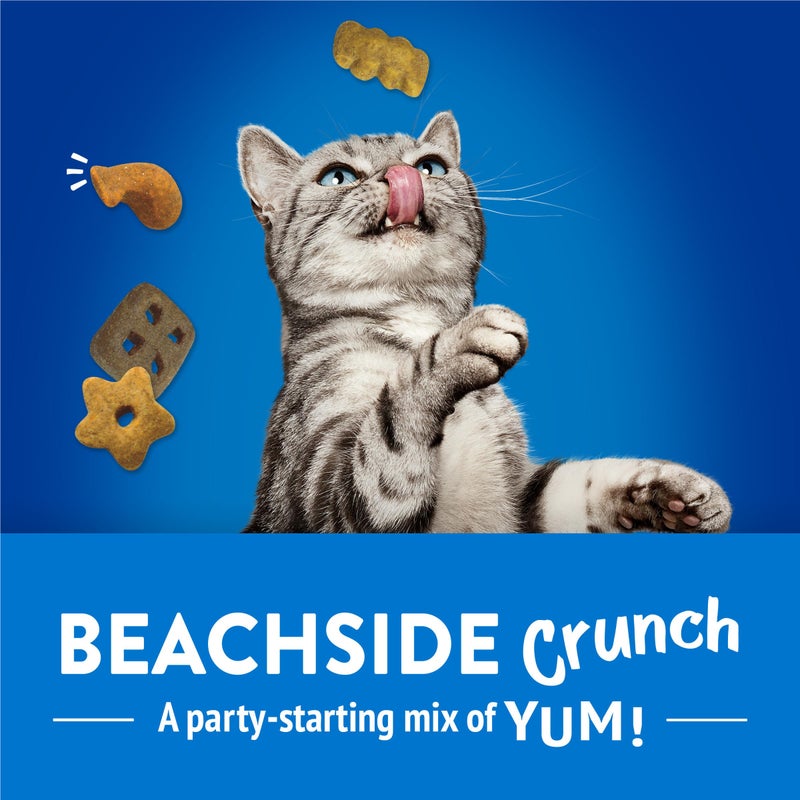 Friskies Purina Friskies Cat Treats, Party Mix Beachside Crunch - 30 oz. Pouch - Image 2