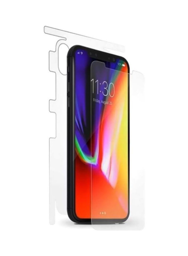 BORTONY Front And Back Screen Protector For Apple iPhone X Clear - Image 1