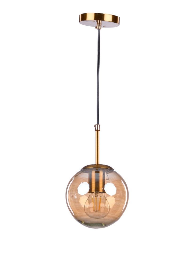 Cilcular gold modern ceiling lamp with opal glass G11G