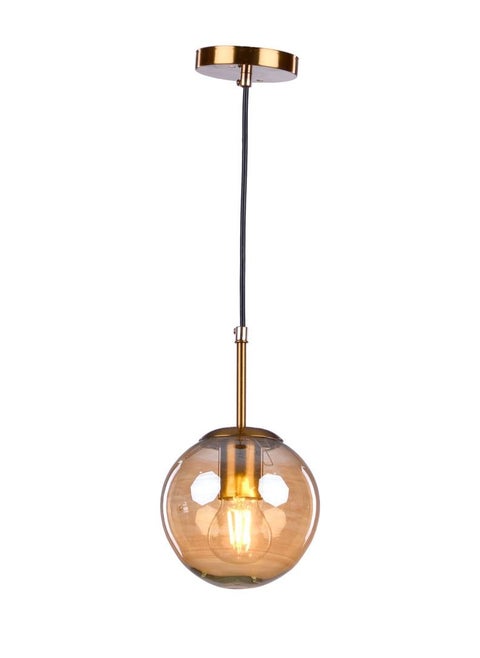 Cilcular gold modern ceiling lamp with opal glass G11G