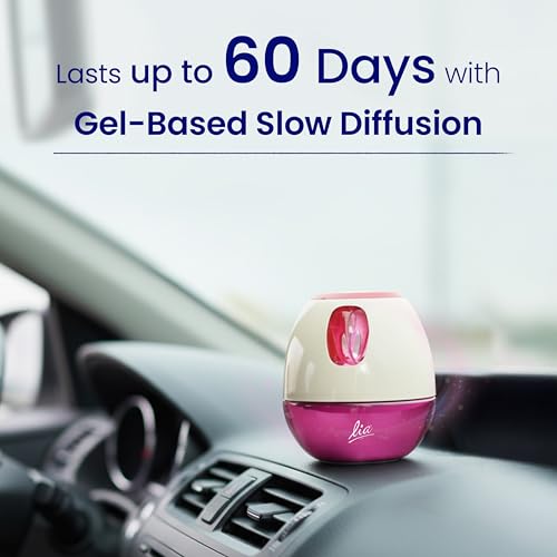 Cycle Lia Car Freshener Gel |Mango Caramel (Joyful) Fragrance 45 Gm|Lia Dashboard Gel Car Air Freshener|Car Perfume Car Accessories - Image 3