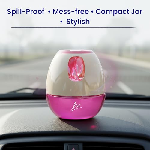 Cycle Lia Car Freshener Gel |Mango Caramel (Joyful) Fragrance 45 Gm|Lia Dashboard Gel Car Air Freshener|Car Perfume Car Accessories - Image 4