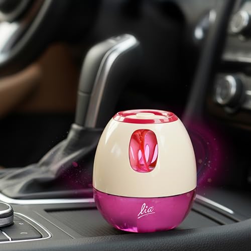 Cycle Lia Car Freshener Gel |Mango Caramel (Joyful) Fragrance 45 Gm|Lia Dashboard Gel Car Air Freshener|Car Perfume Car Accessories - Image 1