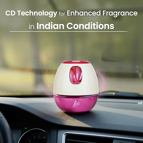 Cycle Lia Car Freshener Gel |Mango Caramel (Joyful) Fragrance 45 Gm|Lia Dashboard Gel Car Air Freshener|Car Perfume Car Accessories - Image 5