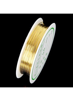 Generic DIY Jewelry Copper Wire Accessories 1.0mm Gold about 1.5 m 