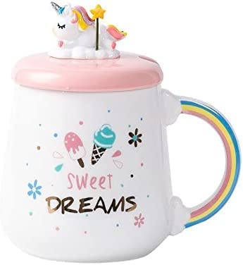 Snazzy Creative Unicorn Ceramic Patterned Coffee Mug - Image 1