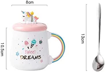 Snazzy Creative Unicorn Ceramic Patterned Coffee Mug - Image 2
