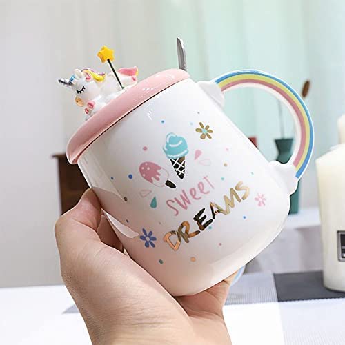 Snazzy Creative Unicorn Ceramic Patterned Coffee Mug - Image 4