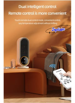 Joyelink Space Heater for Indoor Use, 1200 Watt Electric Portable PTC Ceramic Heater with Timer, Digital Display, Room Heater with Remote Control, Fast Heating, Safe for Office, Bedroom  - Image 5