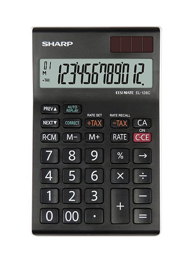 SHARP SHARP 14-digit Electronic TAX Calculator EL-144T-BL 
