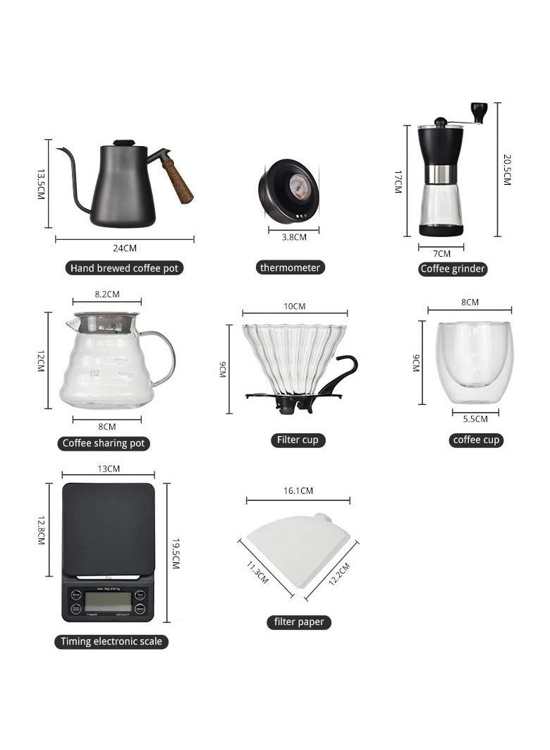 رولستيمي صانع القهوة 7 قطعة مجموعة مع حقيبة حمل المحمولة - Image 2