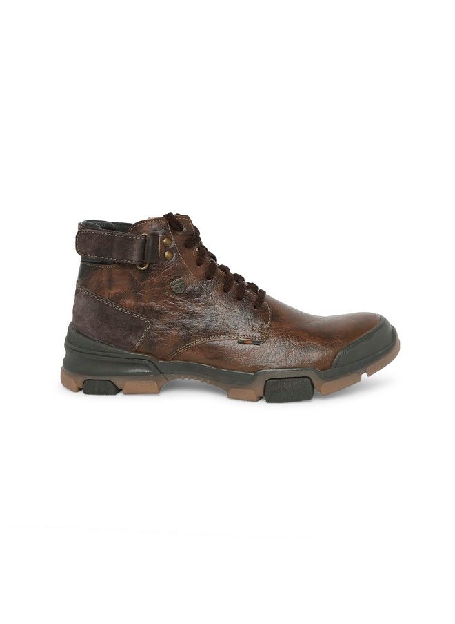 BUCKAROO - URI Genuine Leather Tan Casual Boots For Mens: Size UK 10 - Image 1