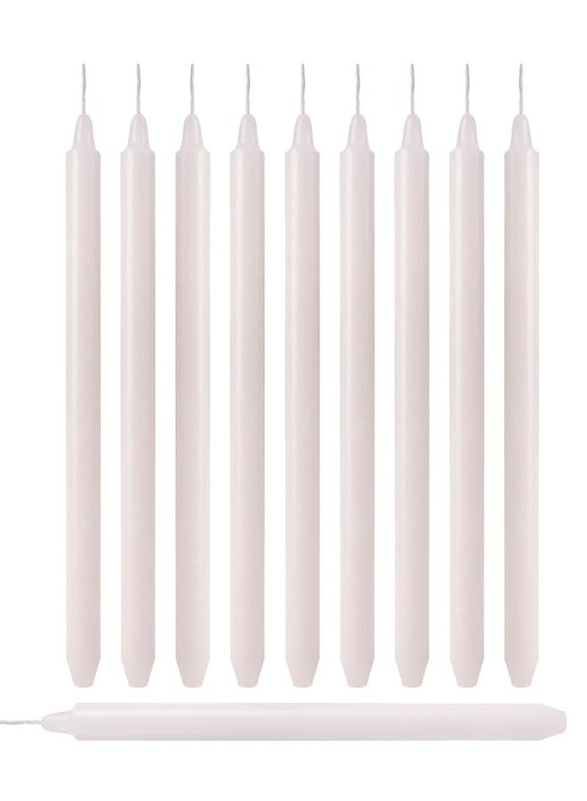OLEEK OSHADOW 1/2 Inch Taper Candle Thin 8" Lenght- 1/2 Inch Diameter - Skinny Taper Candles - Skinny Candlesticks - White Candlesticks - Thin Candlestick 1/2 - Candle Sticks White Candles - Image 1
