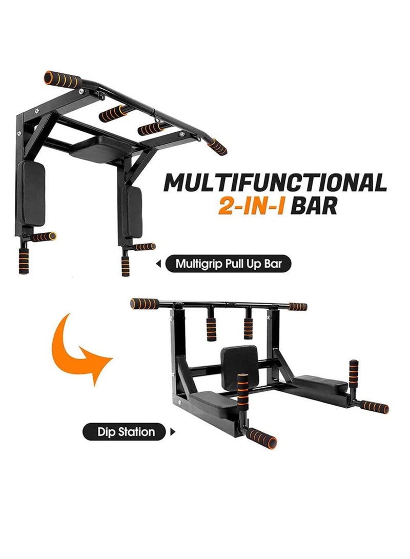 ALCOACH Wall Mounted Pull Up Bar - Image 2