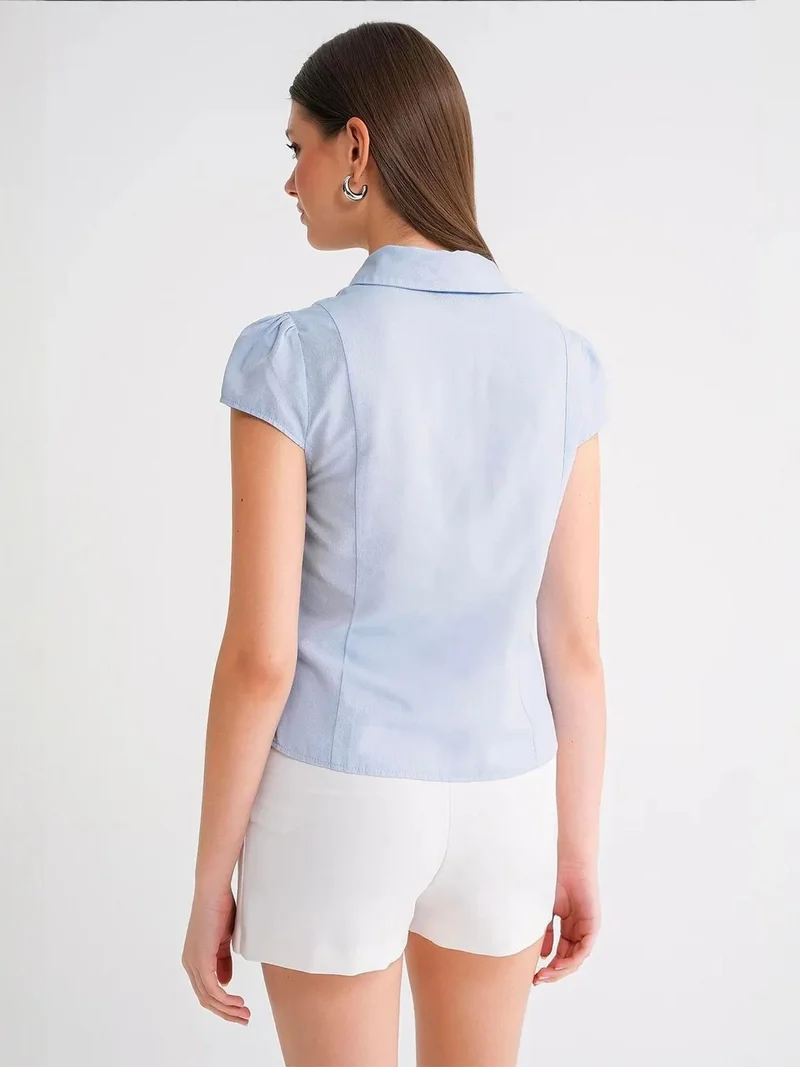 MixRay Mixray Slim Fit Poplin Shirt