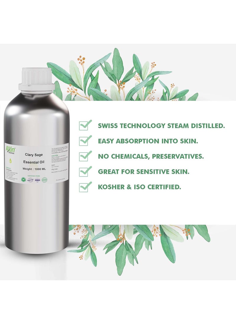 Allin Exporters Allin Exporters Cedarwood Oil 100 Pure Natural Undiluted 1000 ML  - Image 3