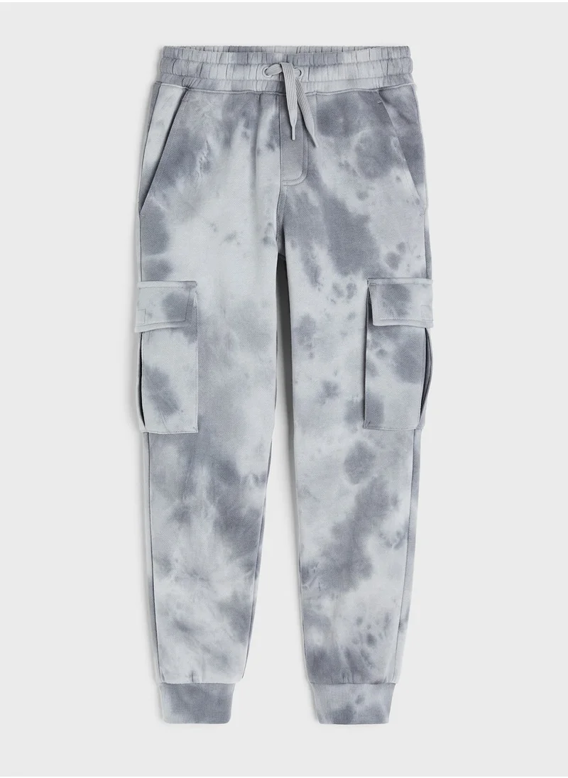 H&M Kids Printed Cargo Sweatpants