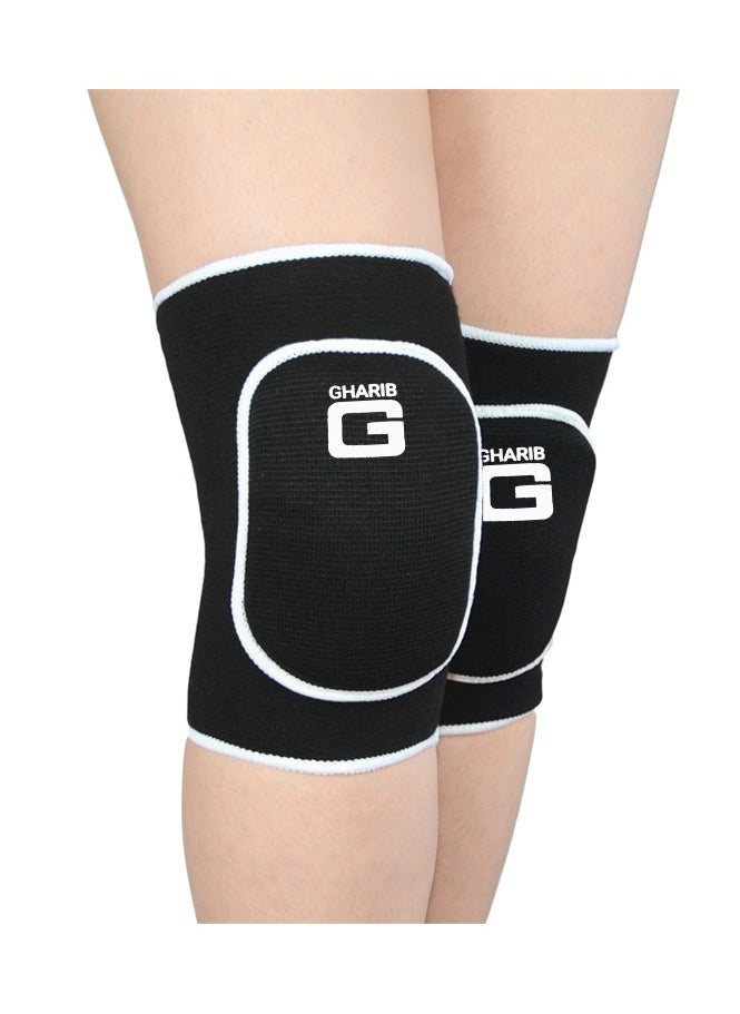 GHARIB Sport Support Volleyball Adults Knee Pads For Various Sports Size Large, Black  - Image 2