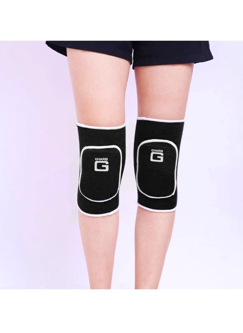 GHARIB Sport Support Volleyball Adults Knee Pads For Various Sports Size Large, Black  - Image 3