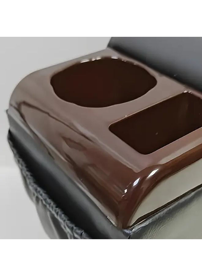 Universal Car Armrest Box Black Modification For Center Plastic No Drilling - Image 3