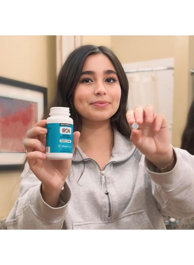 NovaFerrum Pow | Chewable Iron Supplement for Adults | Anemia | 36mg of Iron | 90 Servings | Sugar Free | Vegan - Image 2