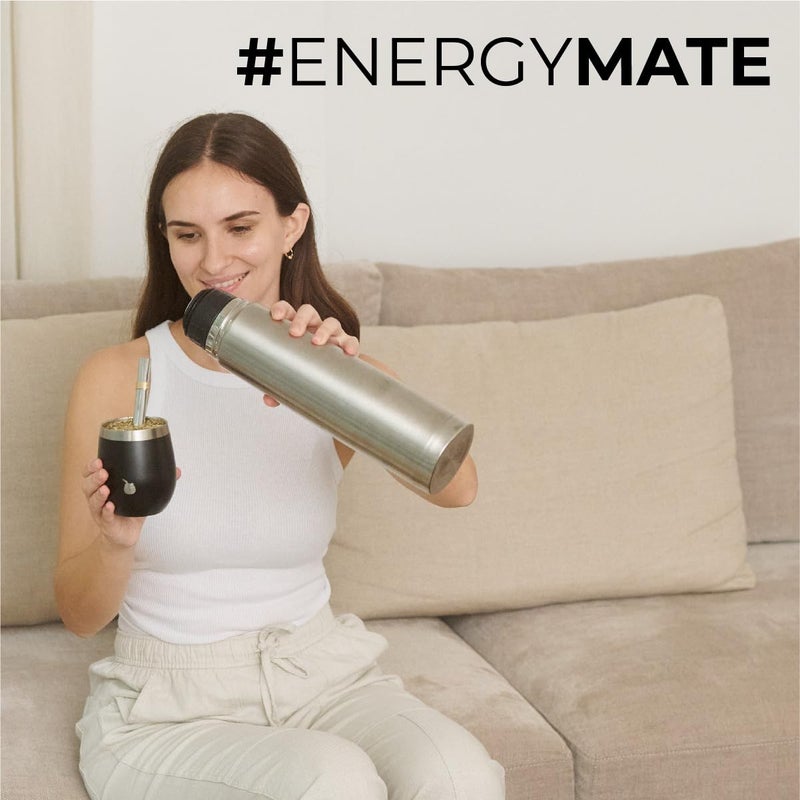 Gaucho-Market Stainless Steel Yerba Mate Spring Bombilla (Straw) Made In Argentina, with bronze heat difusor. Unique disassembling spring system for easy cleaning. - Image 5