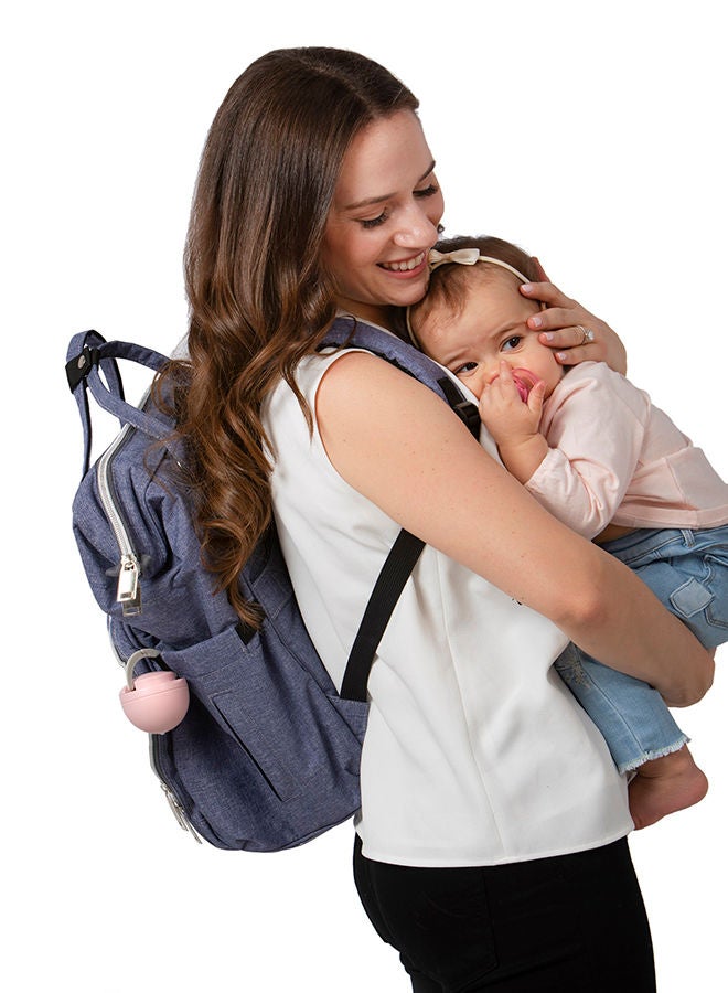 melii Pack Of 2 Pacifier Pod - Pink And Grey - Image 5