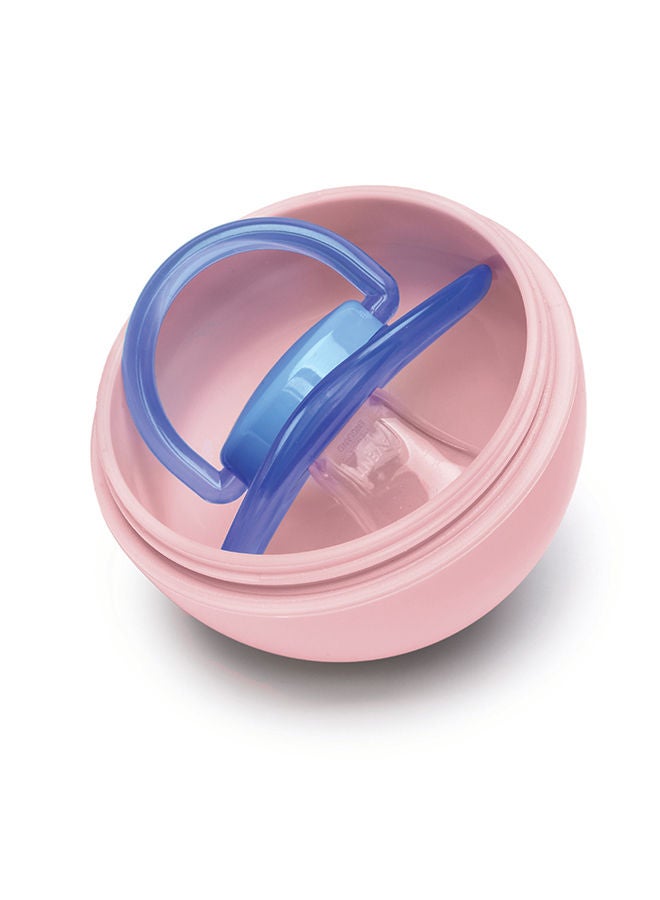 melii Pack Of 2 Pacifier Pod - Pink And Grey - Image 3