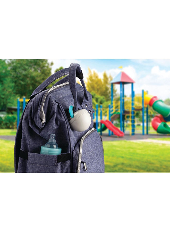 melii Pack Of 2 Pacifier Pod - Pink And Grey - Image 4