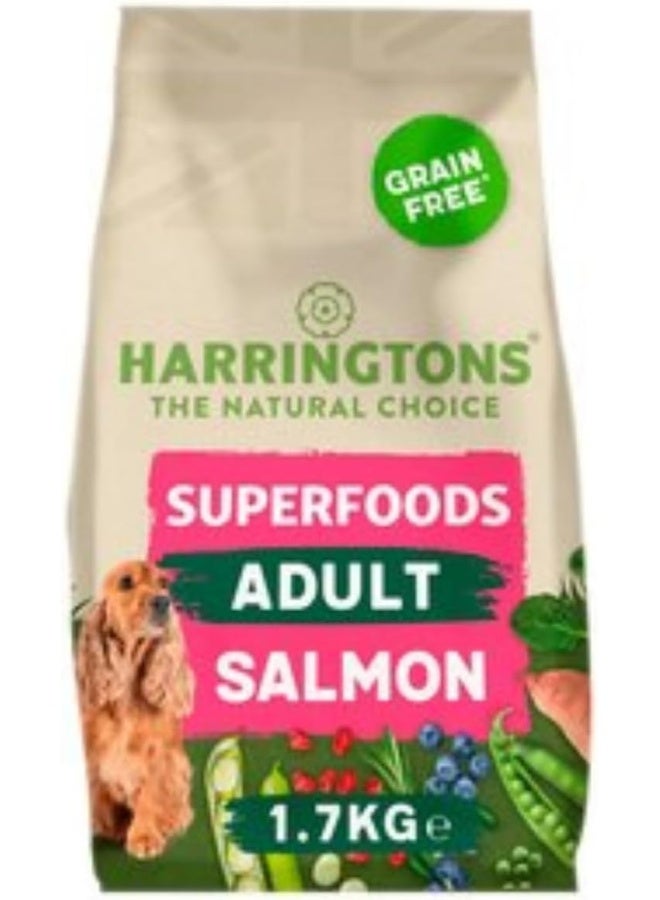 Harringtons Dog Grain Free Superfoods Salmon 1.7kg