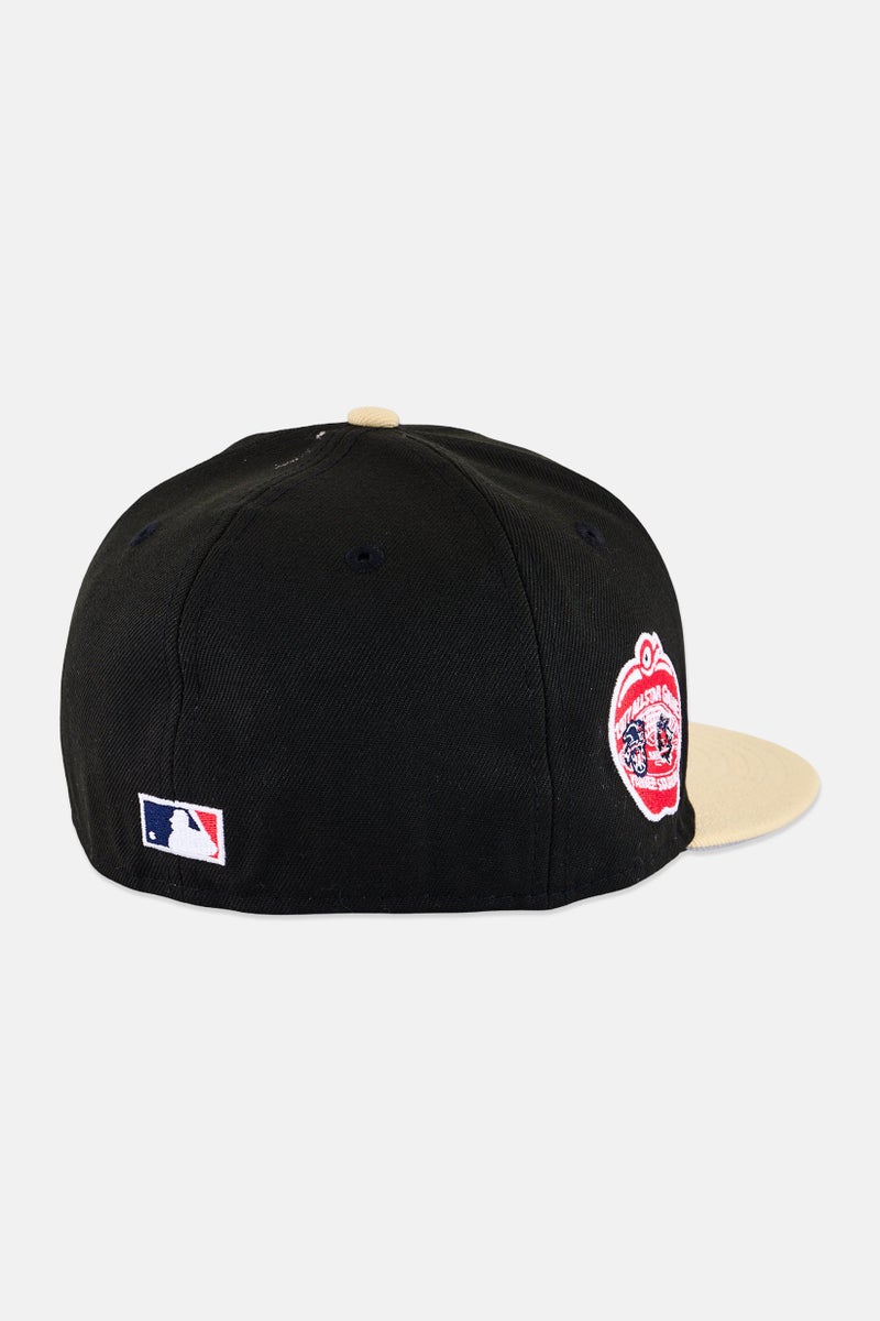 New Era x MLB Men New York Yankees Fitted Cap, Black - Image 2
