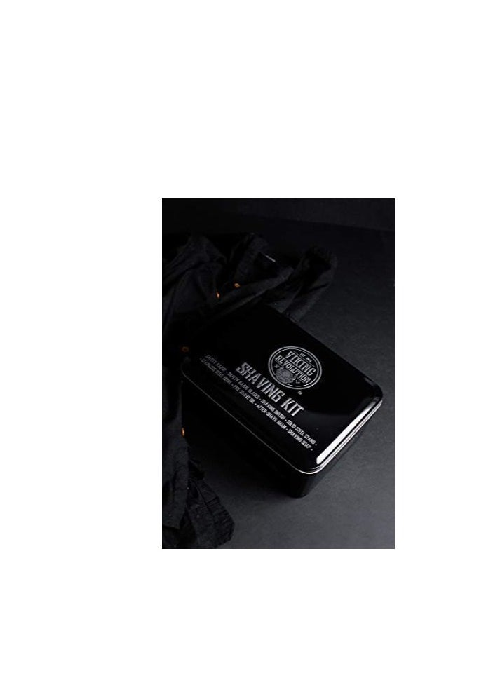 Viking Revolution - Luxury Safety Razor Shaving Kit - Includes Double Edge Safety Razor, Stand, Bowl, After-Shave Balm, Pre-Shave Oil, Badger Brush - Image 1