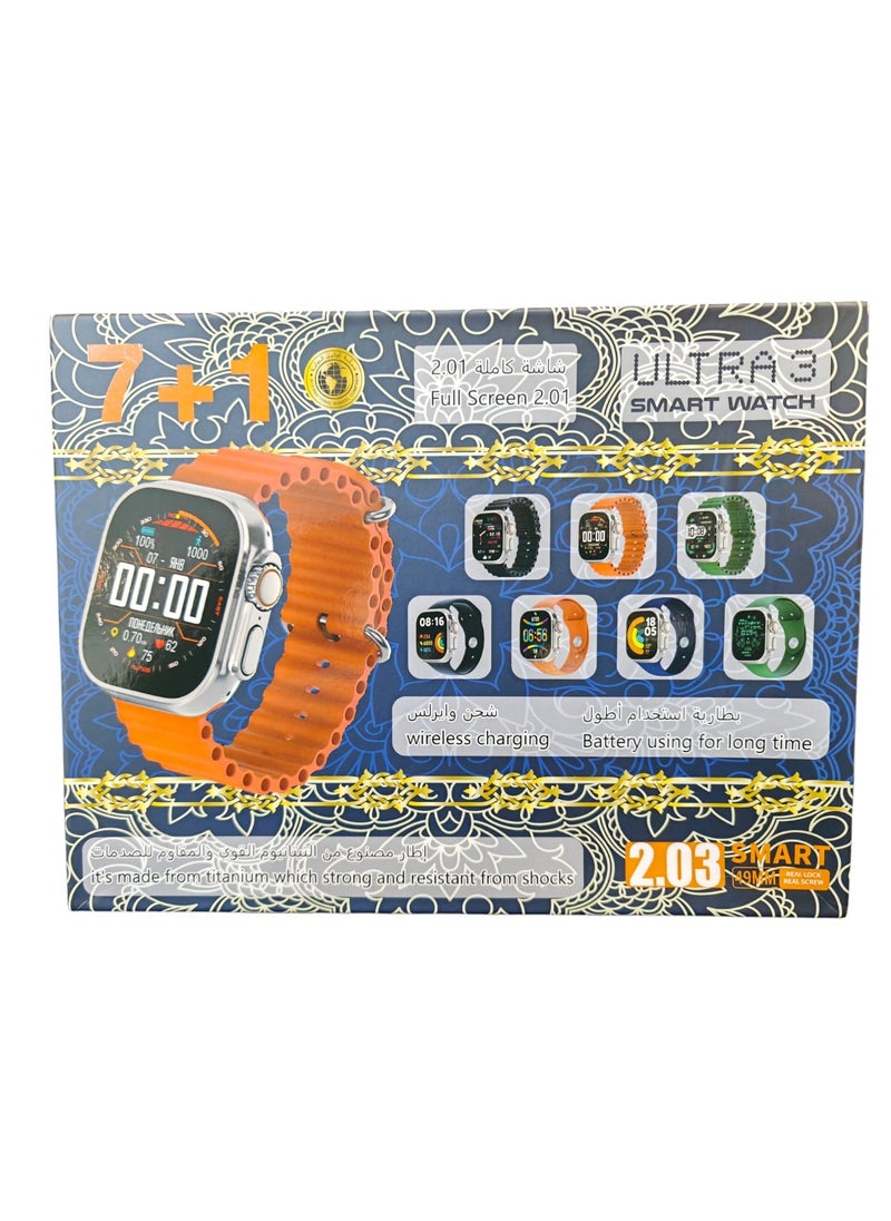 Smart Watch HW99 WIRLESS CHARGING 2-IN-1 2.09 SCREEN -Blue