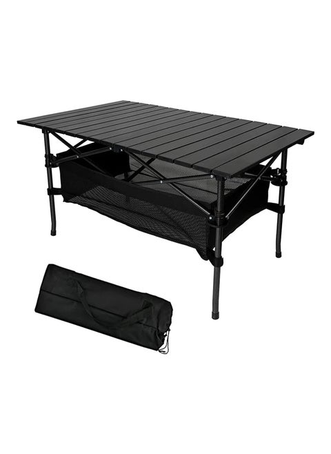 Folding Table, Camping Folding Table, Large Foldable Table, Folding Camping Table with Carry Bag, Aluminum Folding Table for Outdoor BBQ, Cookout, Camping, Picnic and Beach, 120 * 55 * 62CM