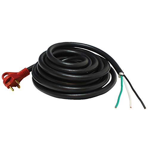 Valterra كابل الطاقة Valterra Mighty Cord A10-3025END RV بطول 25 قدم، طرف واحد للتوصيل الثابت - Image 1