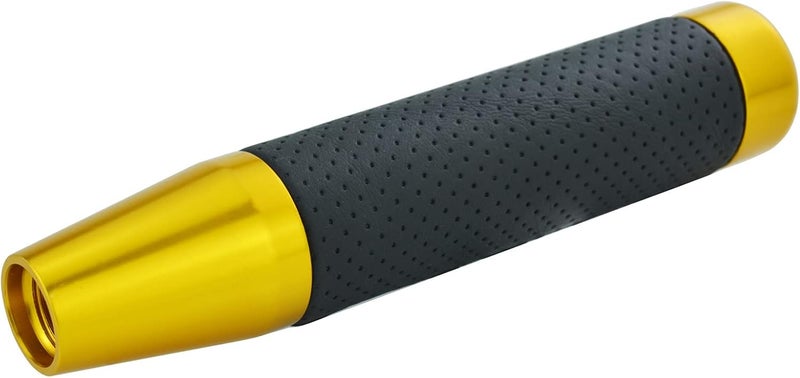 Abfer Tall Shift Knob Car Long Shifting Head Replace Weighted Gear Stick Shifter Knob Extension Fit Most Manual Automatic Transmission Vehicle, Gold - Image 5