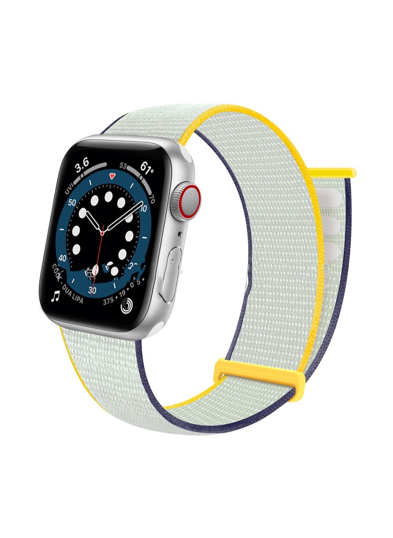 Generic - Mint Green 44/45/46/49mm/Series1.2.3-42 Compatible With Apple Watch, Suitable For Men And Women, Velcro Strap Wristband Compatible With Iwatch Series - Image 1