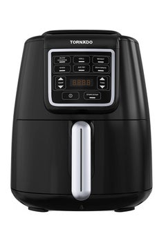 تورنيدو قلاية هوائية 1550 وات 4 لتر شاشة إل إي دي لون أسود × فضي THF-1554D-XL-BS  - Image 1