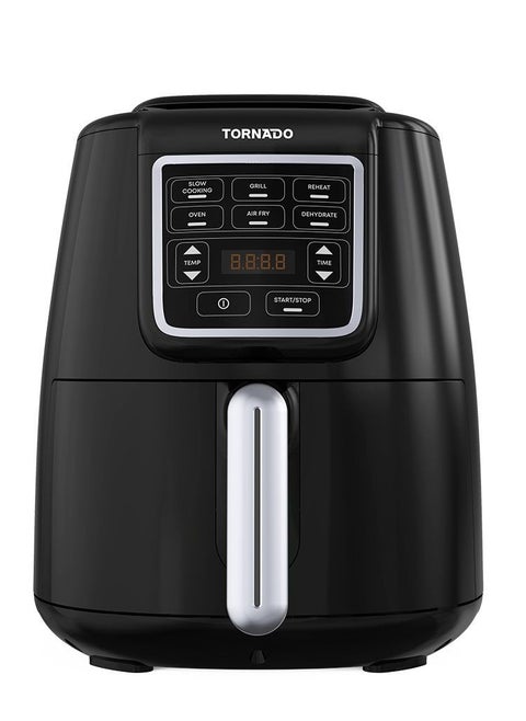 Air Fryer 1550 Watt 4 Liter LED Display Black x Silver THF-1554D-XL-BS