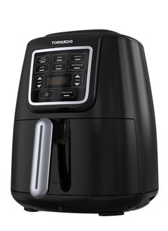تورنيدو قلاية هوائية 1550 وات 4 لتر شاشة إل إي دي لون أسود × فضي THF-1554D-XL-BS  - Image 2