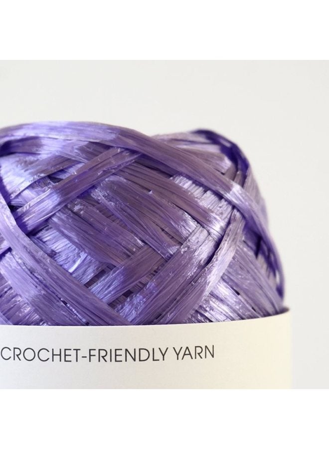 Raffia Line Cotton Straw Hat Bag DIY Crochet Friendly Braided Line ECO RAFFIA-Color:Crystal Purple New  - Image 1