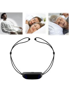 Electric Stop Snoring Device, Smart Throat Snoring Device, Hanging Ears Portable USB Snore Stopper with Pulse Assistance Technology, Relieve Snoring Portable Rechargeable Good Sleep Aid Retainer