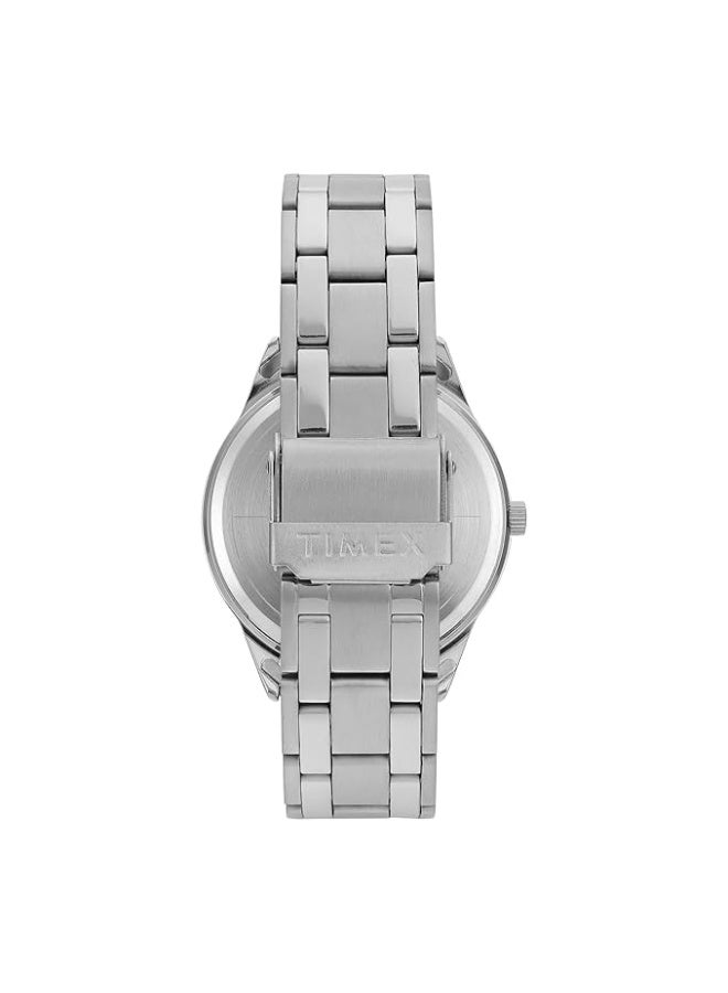تيميكس ساعة TIMEX تناظرية للرجال، بمينا مستدير ومقاومة للماء - Image 2