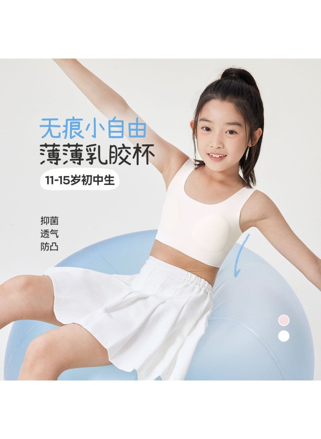 Long time companion seamless Sports Bra For Ages 11-15 With Second-stage Antibacterial & Anti-mite Protection - Image 3