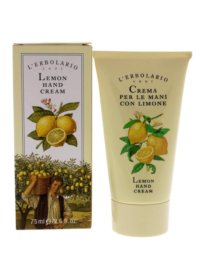 L'Erbolario L’Erbolario Lemon Hand Cream - Dry Hands Hand Lotion with Hydrating Glycerin - Shields Skin from Dryness and Redness - Refreshing Lemon Scent - 2.5 oz