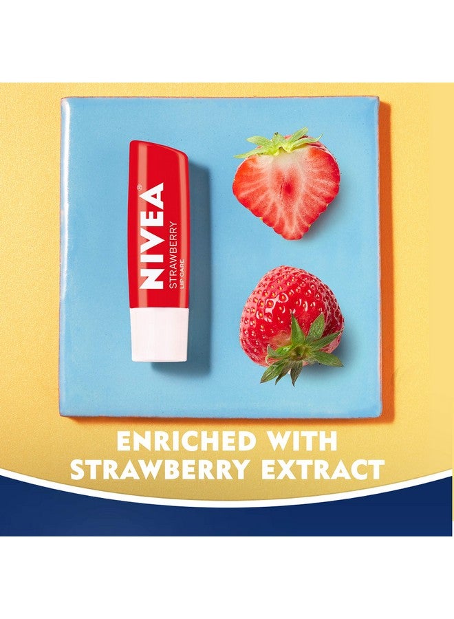 NIVEA Lip Care, Fruit Lip Balm Variety Pack, Tinted Lip Balm, 0.17 Oz, Pack of 4 - Image 3