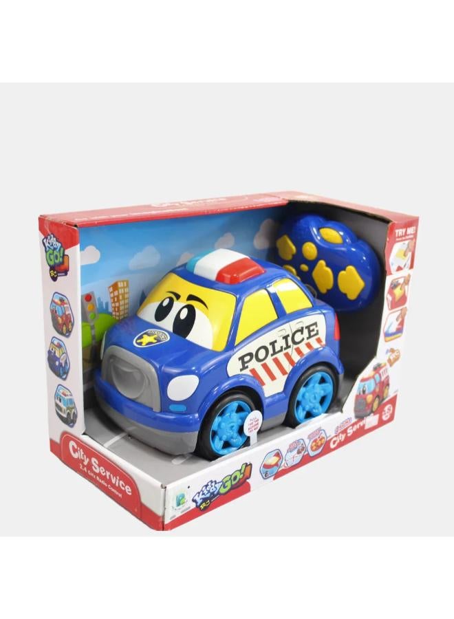 DHTRC10427J\City Service Police 19Cm 4Ch R/C Car - Image 1